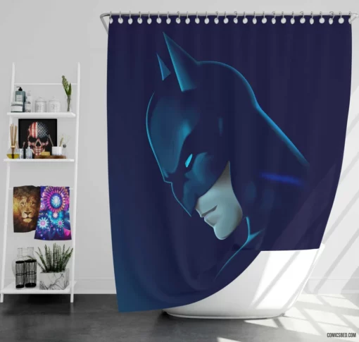 Streets of Gotham The Caped Crusader Tales Comic Shower Curtain