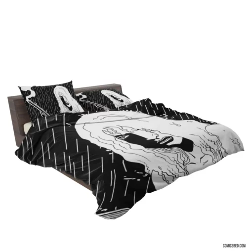 Strippers Vs. Werewolves Moonlit Horror Comic Bedding Set 2