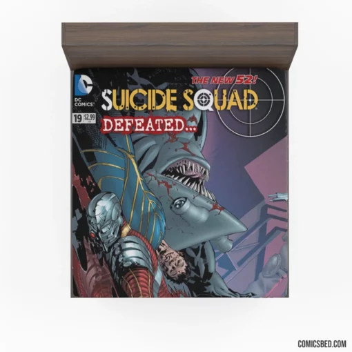 Suicide Squad Anti-Heroic Team Comic Fitted Sheet 1