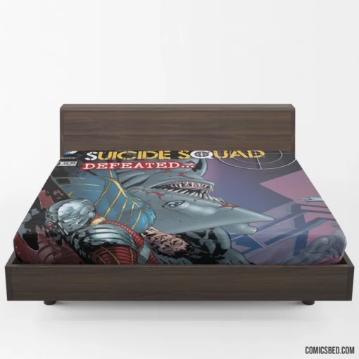 Suicide Squad Anti-Heroic Team Comic Fitted Sheet