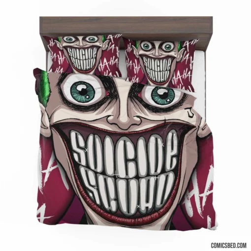 Suicide Squad Joker Villainous Jester Comic Bedding Set 1