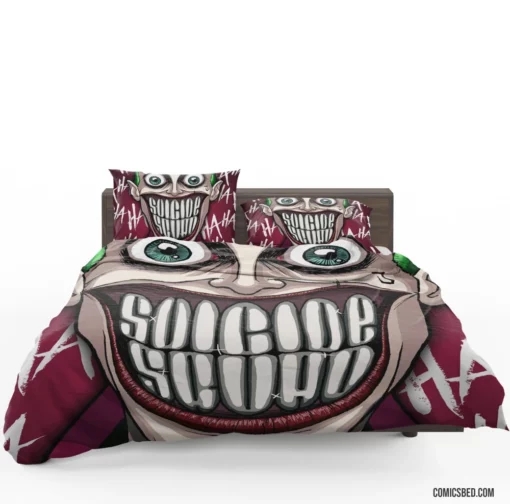 Suicide Squad Joker Villainous Jester Comic Bedding Set