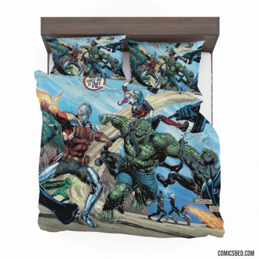 Suicide Squad Rogue Gallery Comic Bedding Set 1