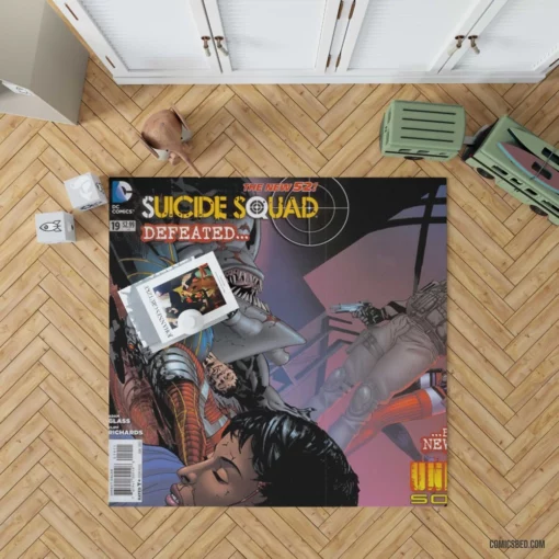 Suicide Squad Villain Team Comic Rug