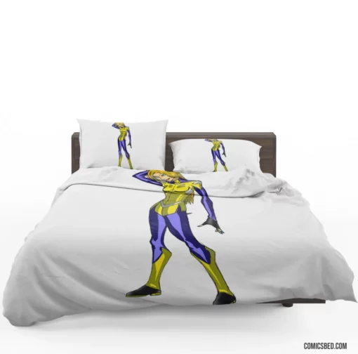 Sun Girl Solar Heroine Comic Bedding Set