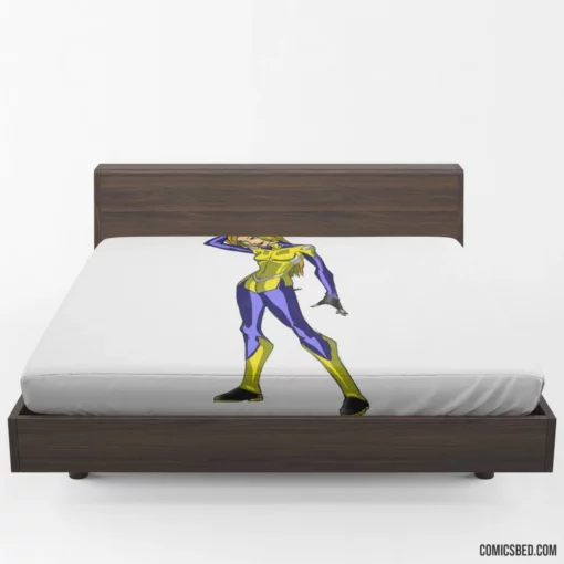 Sun Girl Solar Heroine Comic Fitted Sheet