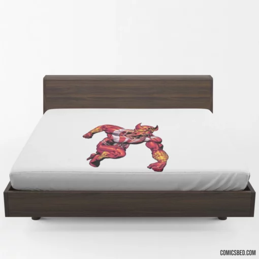 Sunfire Fiery Mutant Chronicles Comic Fitted Sheet