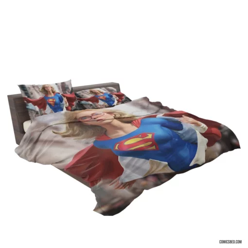 Supergirl DC Blonde-Haired Heroine Comic Bedding Set 2