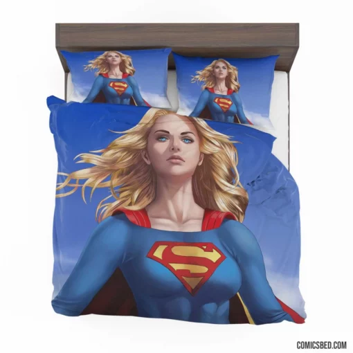 Supergirl DC Blonde Savior Comic Bedding Set 1