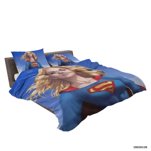 Supergirl DC Blonde Savior Comic Bedding Set 2