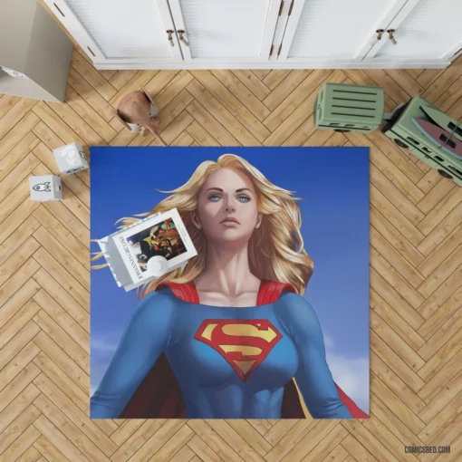 Supergirl DC Blonde Savior Comic Rug