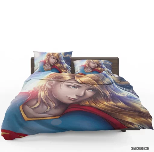 Supergirl DC Flying Heroine Comic Bedding Set