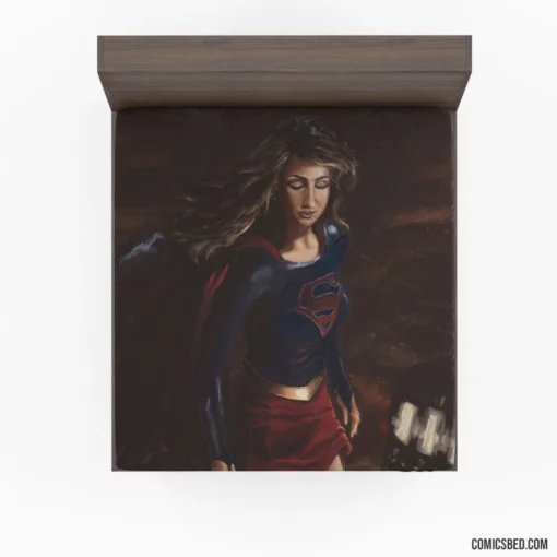 Supergirl DC Kryptonian Hero Comic Fitted Sheet 1