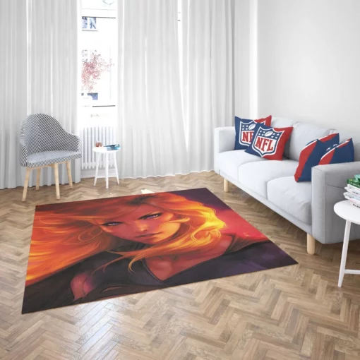 Supergirl DC Kryptonian Maiden Comic Rug 2