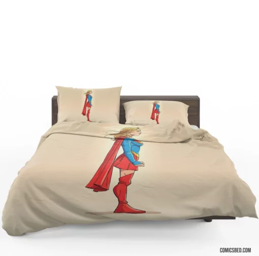 Supergirl DC Superpowered Heroine Comic Bedding Set