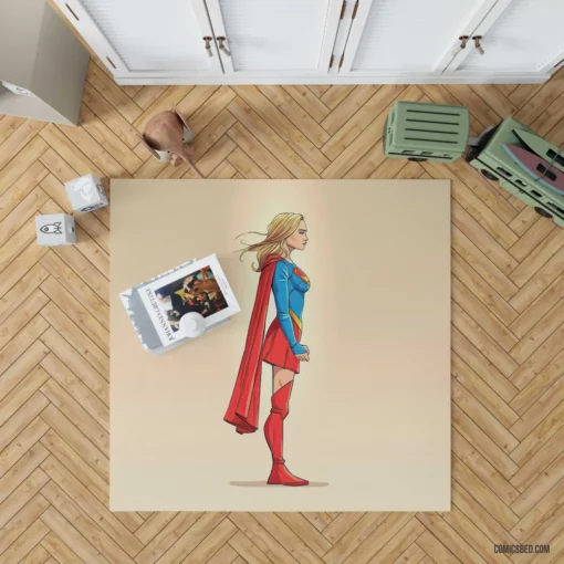 Supergirl DC Superpowered Heroine Comic Rug