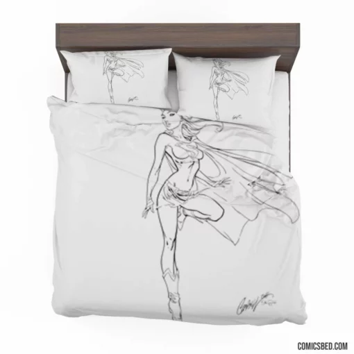 Supergirl Kryptonian Avenger Comic Bedding Set 1