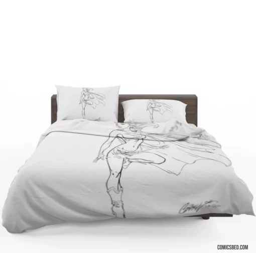 Supergirl Kryptonian Avenger Comic Bedding Set