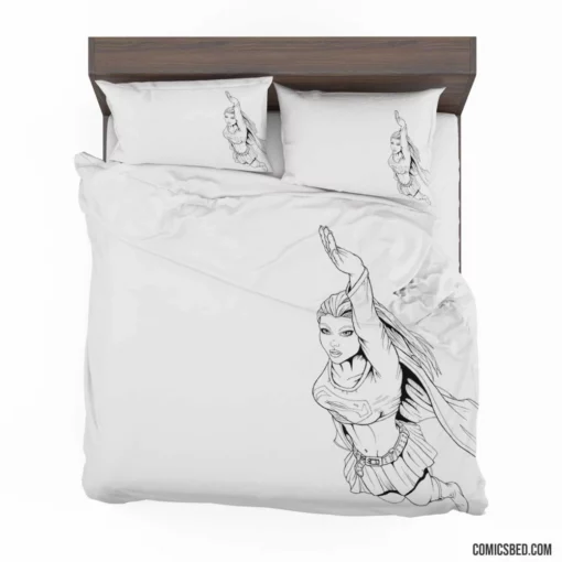 Supergirl Kryptonian Heroine Comic Bedding Set 1