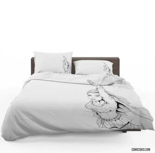 Supergirl Kryptonian Heroine Comic Bedding Set