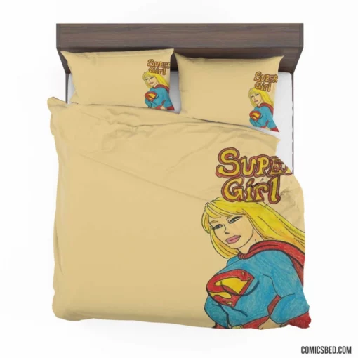 Supergirl Kryptonian Heroine Journey Comic Bedding Set 1