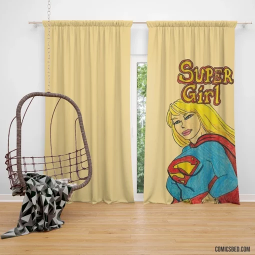 Supergirl Kryptonian Heroine Journey Comic Curtain