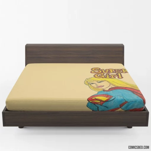 Supergirl Kryptonian Heroine Journey Comic Fitted Sheet