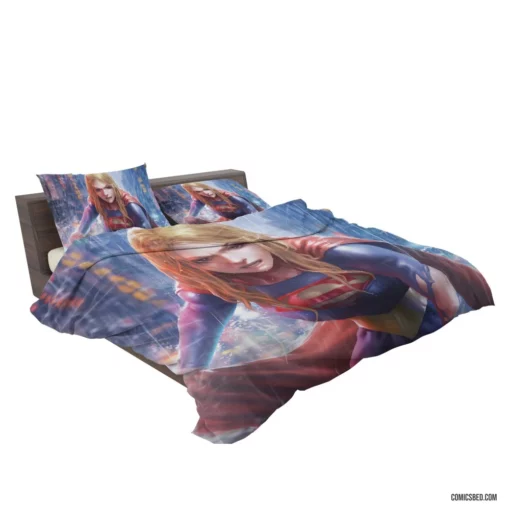 Supergirl Rain DC Flying Heroine Comic Bedding Set 2