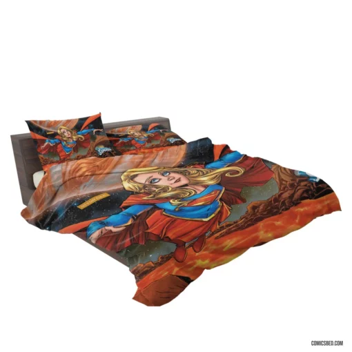 Supergirl Rebirth 1 Heroic Return Comic Bedding Set 2