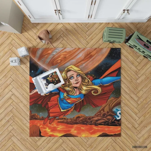 Supergirl Rebirth 1 Heroic Return Comic Rug