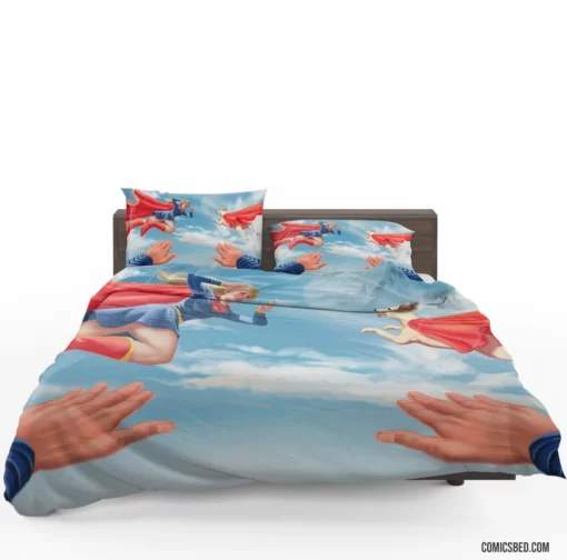 Supergirl and Krypto Super Duo Comic Bedding Set