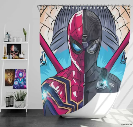 Superior Spider-Man Mind Over Matter Comic Shower Curtain