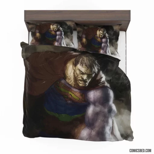 Superman Bizarro Distorted Hero Comic Bedding Set 1