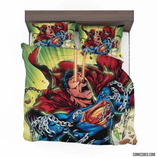 Superman DC Enduring Heroic Feats Comic Bedding Set 1