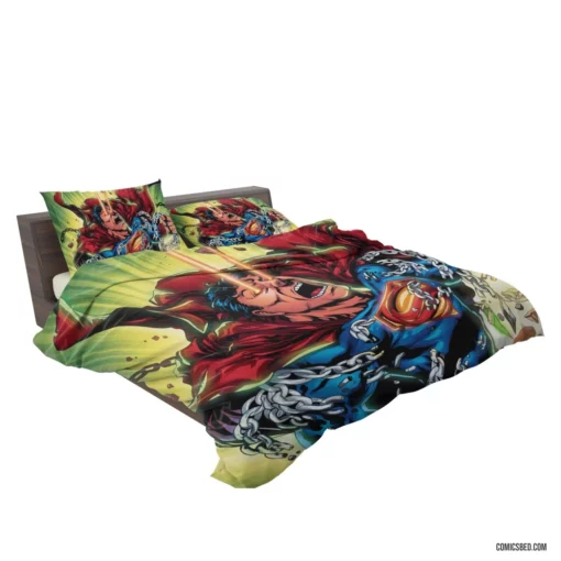 Superman DC Enduring Heroic Feats Comic Bedding Set 2