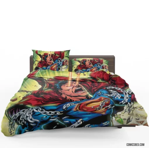 Superman DC Enduring Heroic Feats Comic Bedding Set