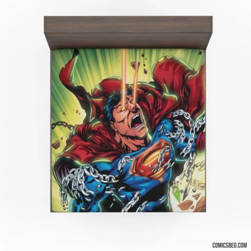 Superman DC Enduring Heroic Feats Comic Fitted Sheet 1