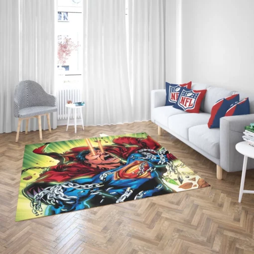 Superman DC Enduring Heroic Feats Comic Rug 2