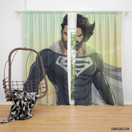 Superman DC Enduring Iconic Hero Comic Curtain