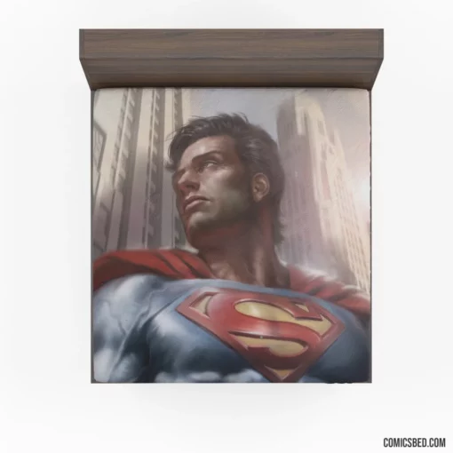 Superman DC Heroic Iconic Feats Comic Fitted Sheet 1