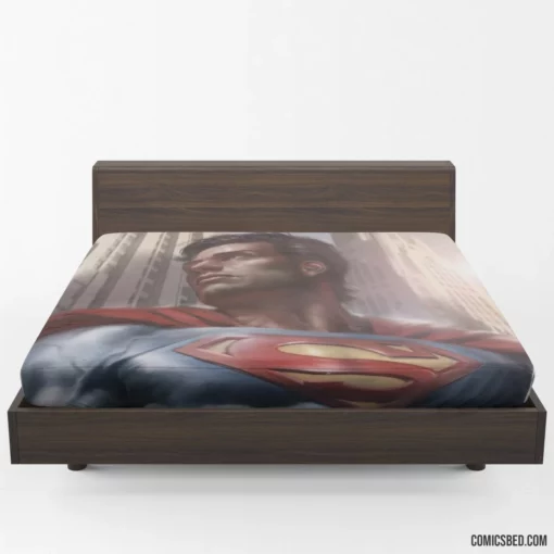 Superman DC Heroic Iconic Feats Comic Fitted Sheet