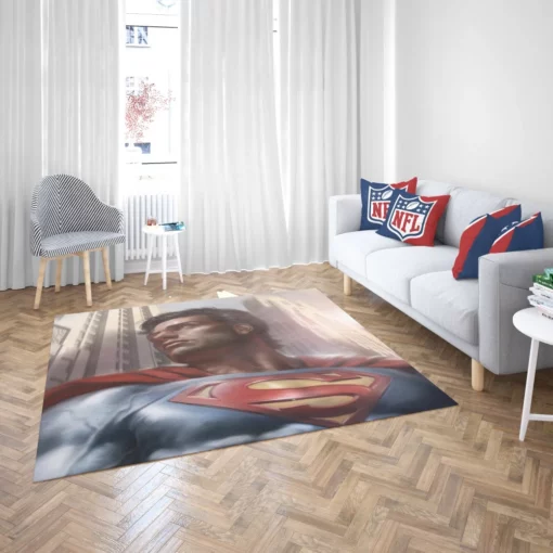 Superman DC Heroic Iconic Feats Comic Rug 2