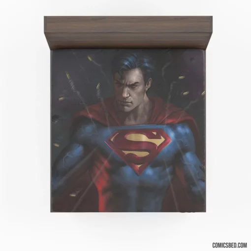 Superman DC Heroic Legacy Continues Comic Fitted Sheet 1
