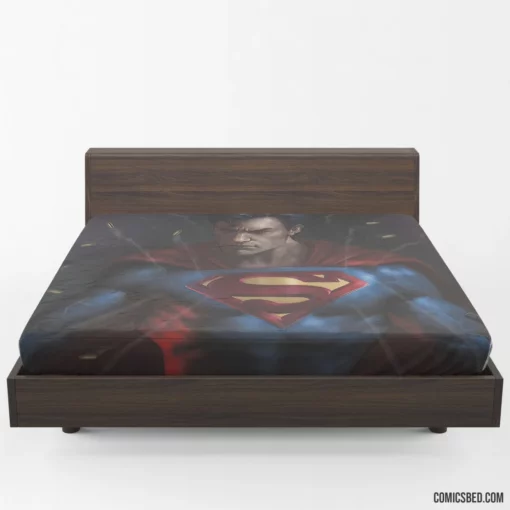 Superman DC Heroic Legacy Continues Comic Fitted Sheet