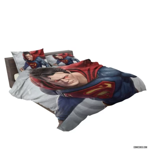 Superman DC Iconic Kryptonian Hero Comic Bedding Set 2