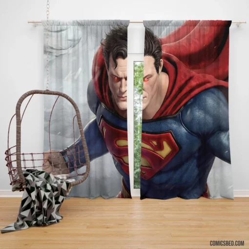 Superman DC Iconic Kryptonian Hero Comic Curtain