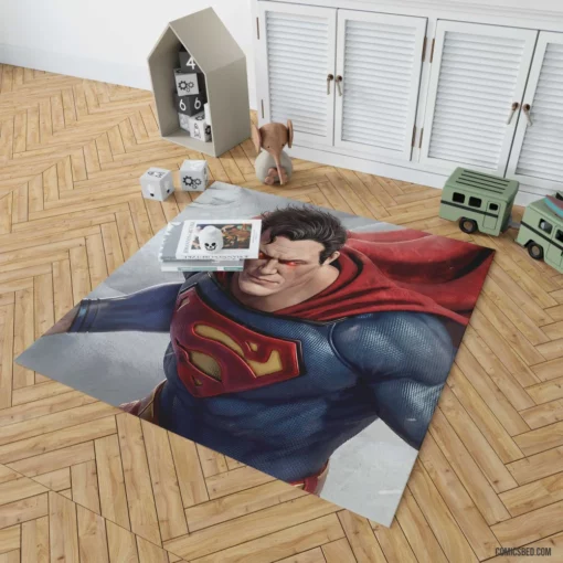 Superman DC Iconic Kryptonian Hero Comic Rug 1