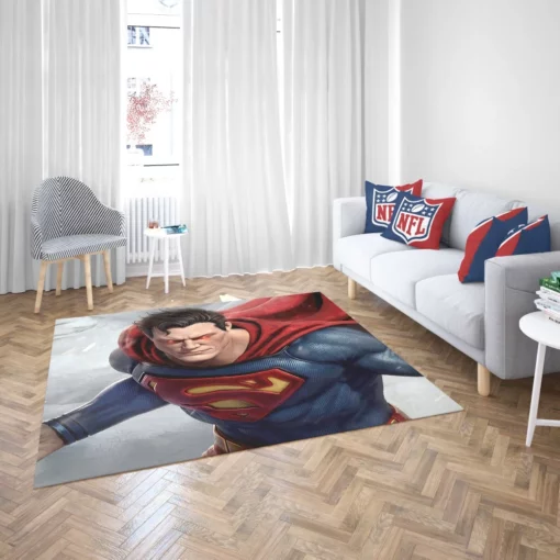 Superman DC Iconic Kryptonian Hero Comic Rug 2