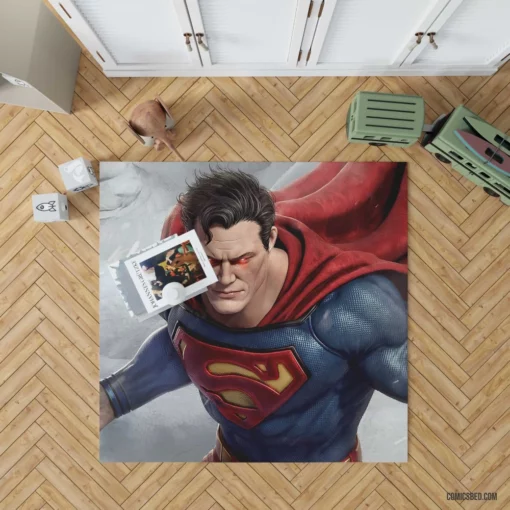 Superman DC Iconic Kryptonian Hero Comic Rug