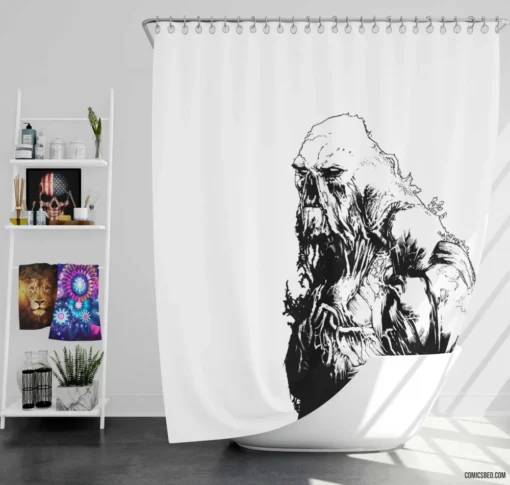 Superman DC Iconic Legendary Hero Comic Shower Curtain